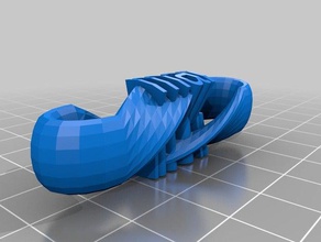 mar anel de chave chaveiros personalizado 3d print model - Mito3D