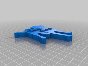 llavero özel biçim Anahtarlık özelleştirilmiş 3d print model - Mito3D
