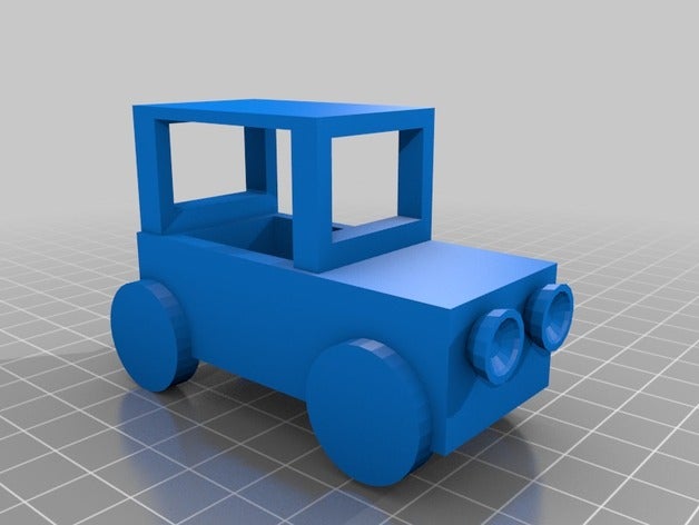 voiture papifab 3d l'impression 3D print model - Mito3D