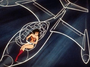 pregunto womans invisible avión vehículos figura de acción la aeronave américa los cómics dc comics femenino héroe jet liga justicia en miniatura modelo superhéroe super hombre 3d print model - Mito3D