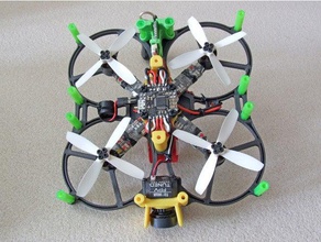 dj105 piko tsf montagem rc veículos controlador de vôo furioso fpv miniquad miniquadcopter quadro quadcopter 3d print model - Mito3D