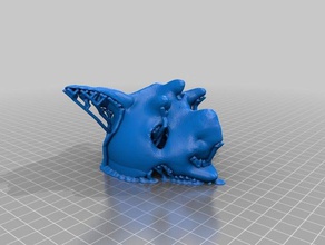 halloween little mask other 3d print model - Mito3D