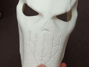 deathstroke skull mask meshmixer support costume dc comics 3d print model - Mito3D