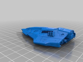 elite dangereux-python des véhicules vaisseau spatial 3d print model - Mito3D