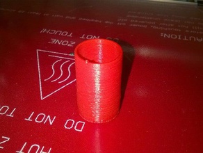 test 0 infill cylinder cone 3d printing tests prusa i3 3d print model - Mito3D