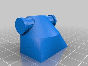 adjustable cooling nozzle pla abspetg- wip 3d printer parts duct mp select mini 3d print model - Mito3D