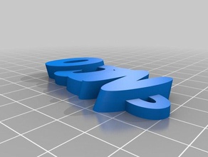 nico Schlüsselanhänger angepasst 3d print model - Mito3D