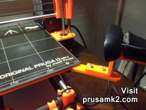 bed camera mount prusa i3 mk2 3d printer accessories octoprint 3d print model - Mito3D