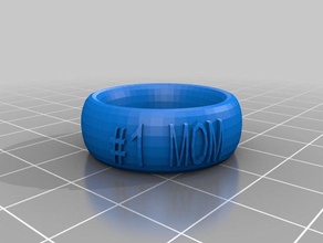 mon texte personnalisé ringbraceletcrown chose la mode 3d print model - Mito3D