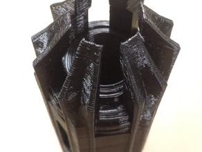 nerf-barrel-extension-dracohex-Klaue mechanisch ist Spielzeug 3d print model - Mito3D