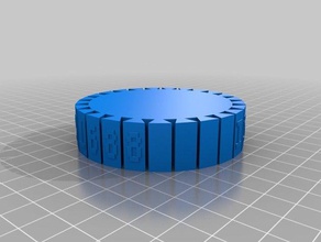 bella les bracelets personnalisé 3d print model - Mito3D