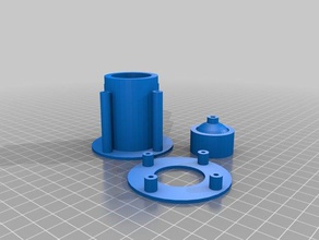 ikea lack table enclosure porthole pass-through swivel filament guide 3d printer accessories hack 3d print model - Mito3D