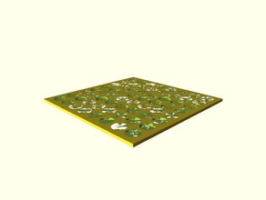 grid holes parts framework grille lattice mesh 3d print model - Mito3D