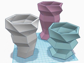 vase Dekor flower 3d print model - Mito3D