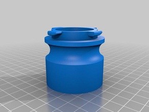 triton dust collector replacement hose adapters tools vacuum adapter 3d print model - Mito3D