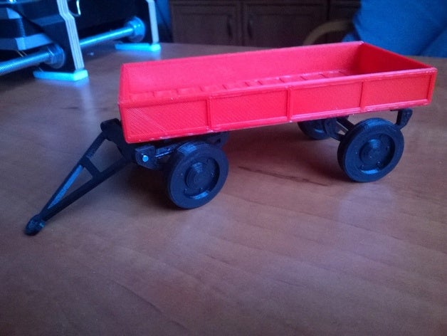 farm trailer toy tractor mechanical toys 3D print model - Mito3D