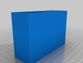 box 50x75x10 2x3 organization customized 3d print model - Mito3D