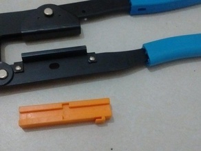 base pinza a crimpare connettore del cavo piatto parti piccole strumento utensile 3d print model - Mito3D