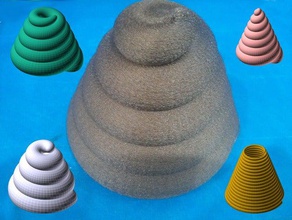 bela merda personalizzabile cacca per la matematica art bosta coc customizer espiral mierda openscad 3d print model - Mito3D