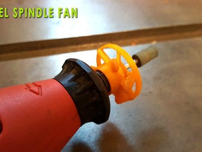 outil rotatif fan dremel autres outils add-on soufflerie d'air ventilateur 3d print model - Mito3D