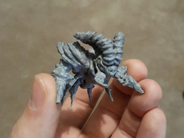 war beetle sculptures creature dnd miniature dungeons dragons form1 form2 formlabs tabletop zbrush 3D print model - Mito3D