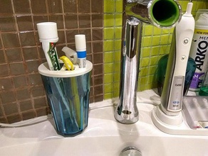 cap ikea glass bathroom accessories hack 3d print model - Mito3D