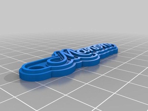 manon keychains customized 3d print model - Mito3D