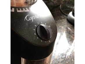 capresso infinity coffee grinder knob replacement parts 3d print model - Mito3D