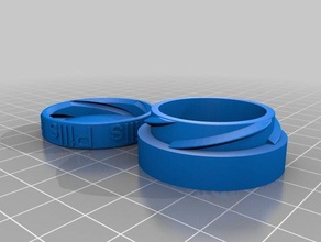 pill container screw top scaled containers 3d print model - Mito3D