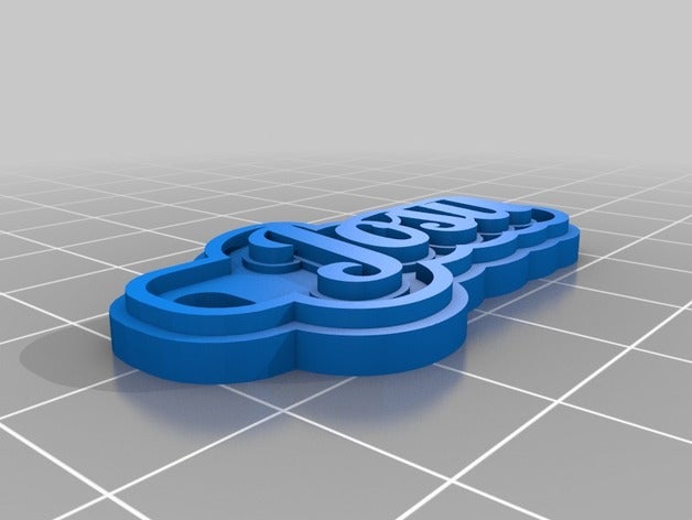 josu i portachiavi personalizzato 3D print model - Mito3D