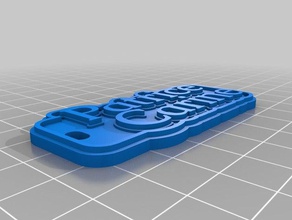 patrice et carine de porte-clés personnalisé 3d print model - Mito3D