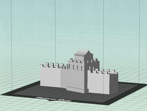 chinese great wall buildings structures 3d print model - Mito3D