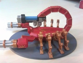 mecánico de armas pesadas escorpión los juguetes juegos 28mm 40k tablero la mesa warhammer40k warhammer 3d print model - Mito3D