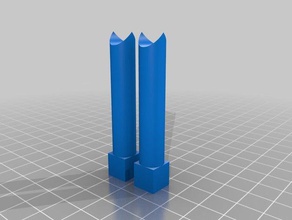my customized axis alignment posts 3d printer accessories 3d print model - Mito3D