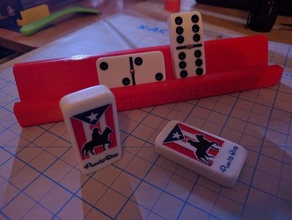 domino de pie puerto rico juguete juego accesorios fichas dominó 3d print model - Mito3D