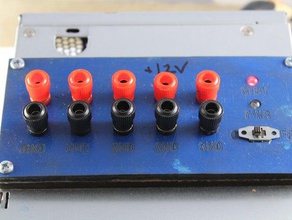 láser de corte suministro energía la electrónica fuente alimentación atx lasercut grabador cubierta 3d print model - Mito3D
