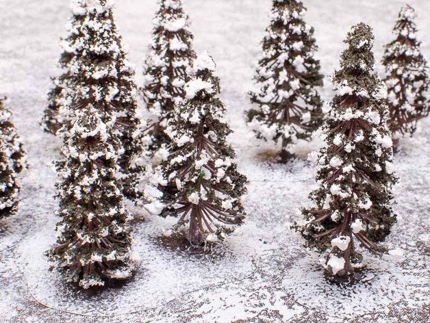 jennifers tree bases toys games diorama dnd dragons dungeons frostgrave miniature miniatures rpg terrain train trees wargaming 3D print model - Mito3D