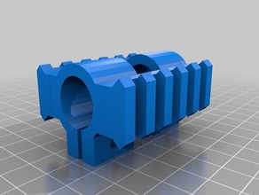 cañón montado picatinny 3d impresión 3d print model - Mito3D