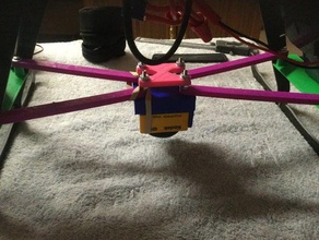 hobbyking x930 360 camera mount assembly rc vehicles kodak octocopter 3d print model - Mito3D