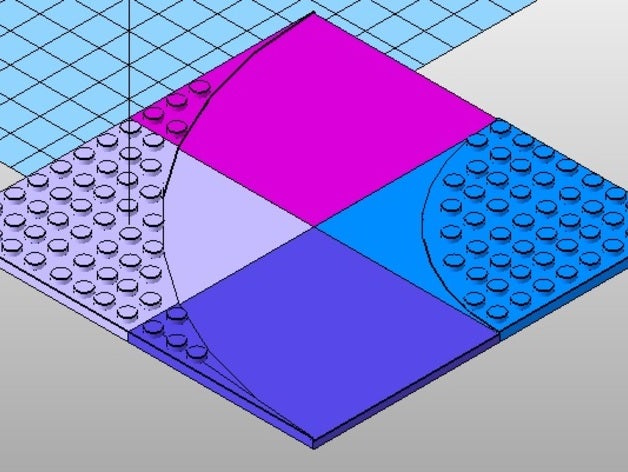 mod lego road inşaat oyuncaklar uyumlu 3D print model - Mito3D