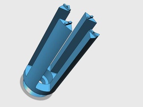 led lenser t7 compartimento de pilhas esporte ao ar livre 3d print model - Mito3D