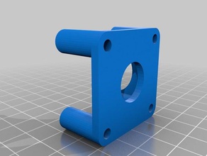 yükseltilmiş ctc y-eksen motor mount 3d yazıcı parçalar çoğaltıcı çift yükseltmeleri 3d print model - Mito3D