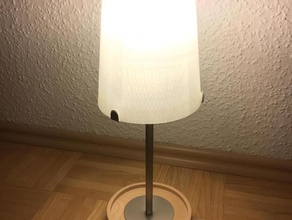 ikea basisk lampshade replacement parts 3d print model - Mito3D