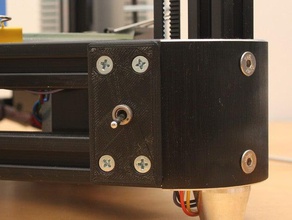 panel düğmesi 3d yazıcı aksesuarlar kossel 3d print model - Mito3D