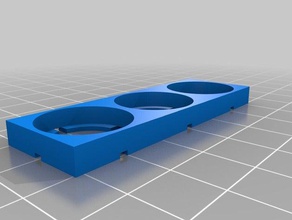 holder3 18650 - Elektronik angepasst 3d print model - Mito3D