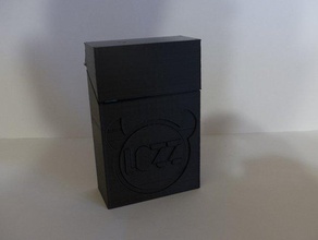 cigarro de caso 3d impressão tampa fumaça fumo preto 3d print model - Mito3D