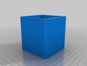 mi personalizados caja de cartón corrugado organización 3d print model - Mito3D