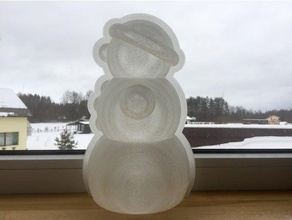 yet another snowman mold construction toys 3d print model - Mito3D