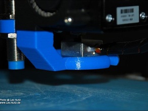 extruder cooling duct anet a8 printer 3d parts cooler fan nozzle 3d print model - Mito3D