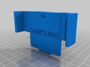 galaxy s6 cover mobile phone customized 3d print model - Mito3D